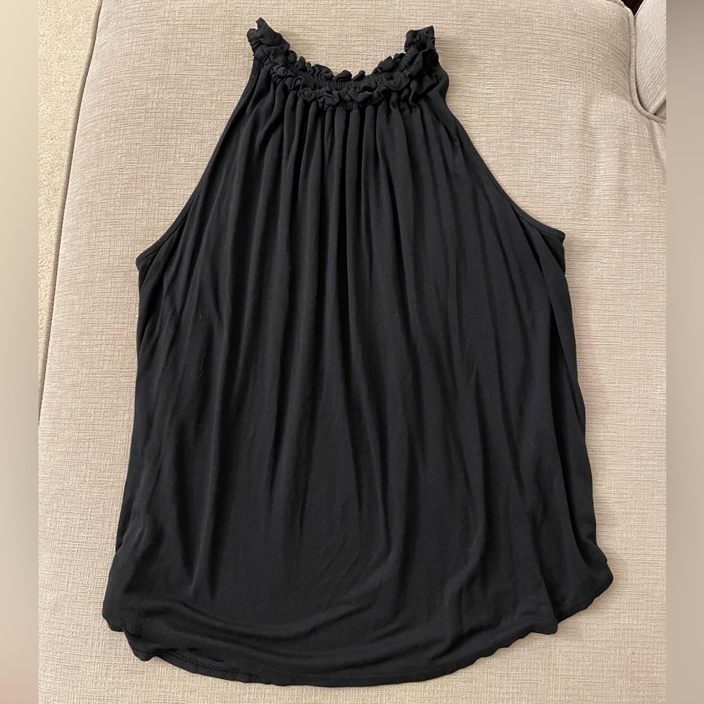 LOFT black sleeveless top. Size M.